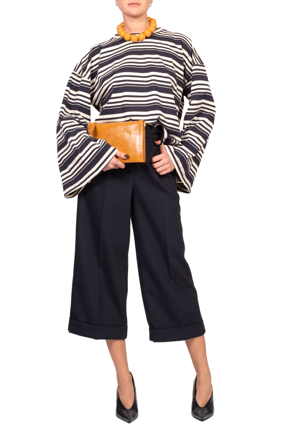 Tensione In - Pantalone crop con risvolto Art. 27P6431