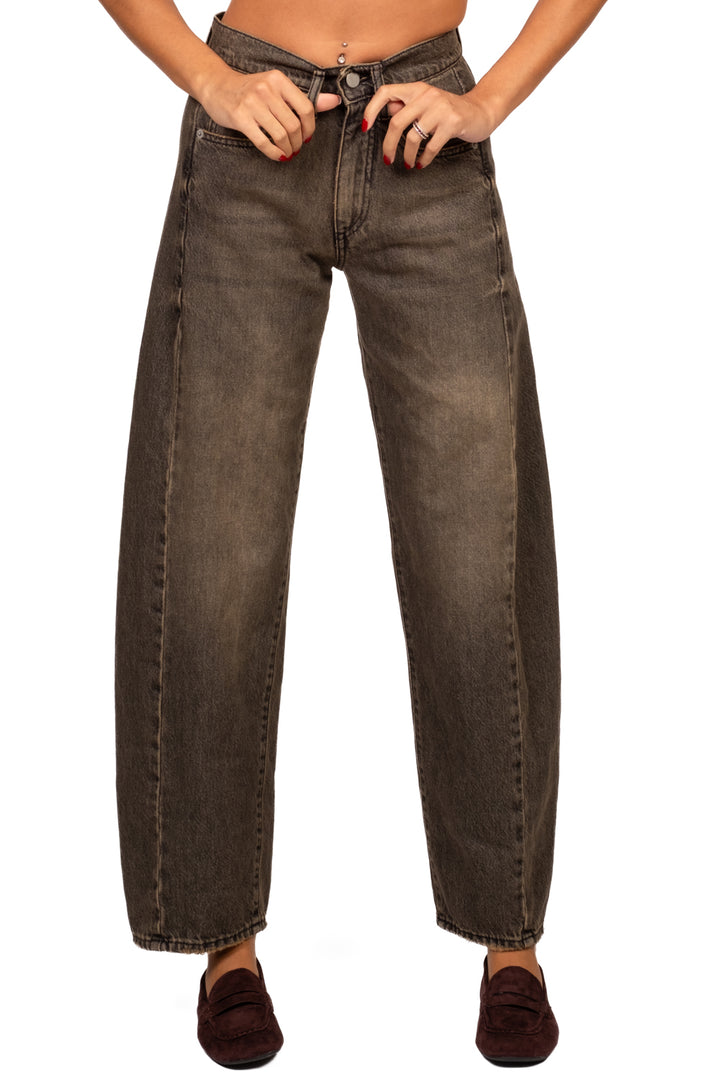 Tensione In - Jeans barrel sabbiato Art. LUCYLV109