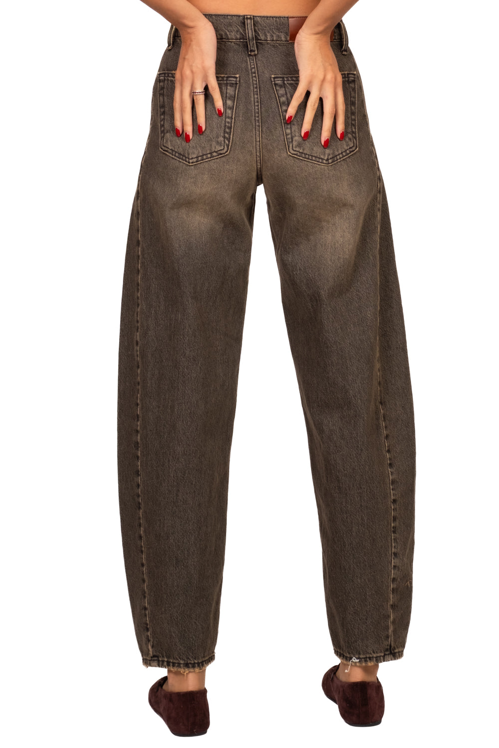 Tensione In - Jeans barrel sabbiato Art. LUCYLV109