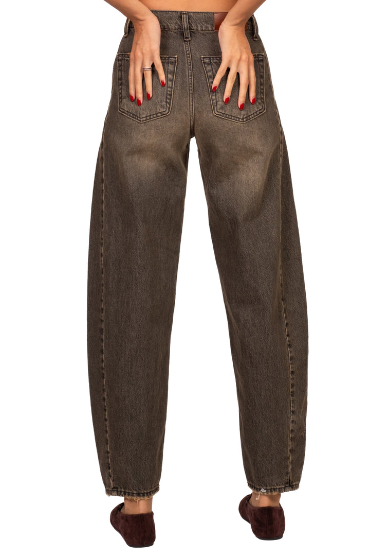 Tensione In - Jeans barrel sabbiato Art. LUCYLV109