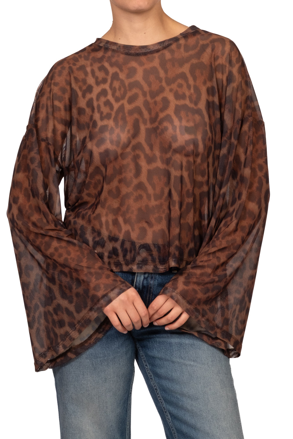 Vicolo - Maglia retata animalier Art. TAC1338