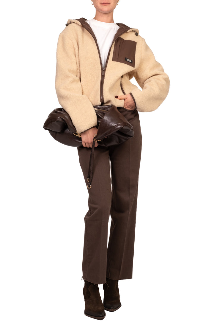 Vicolo - Giacca teddy con cappuccio Art. TAC0356
