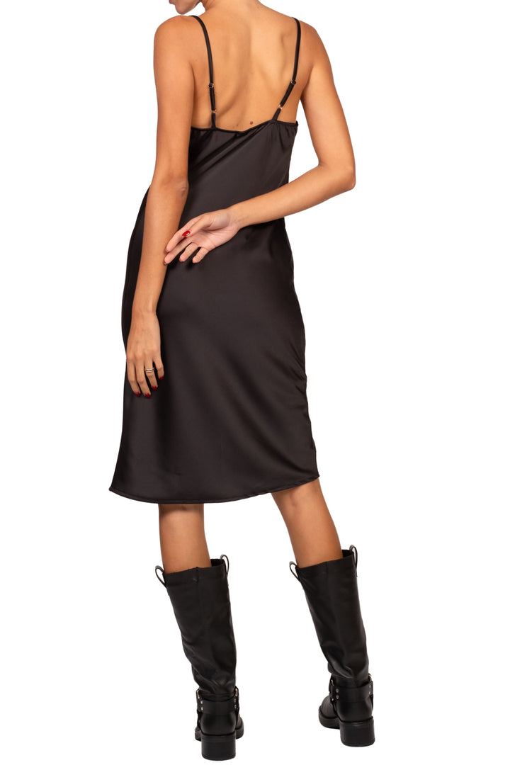 Tensione In - Abito lingerie spacco frontale Art. FW260127
