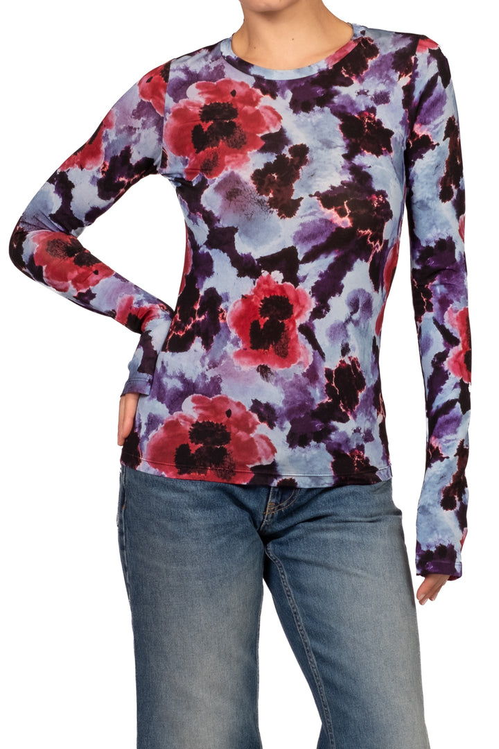 Tensione In - T-Shirt fantasia floreale Art. 40740
