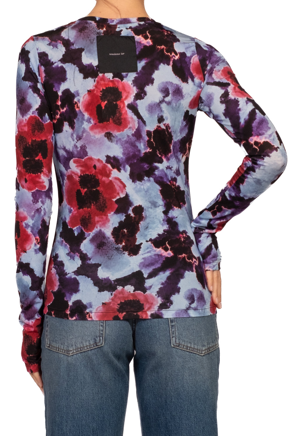 Tensione In - T-Shirt fantasia floreale Art. 40740