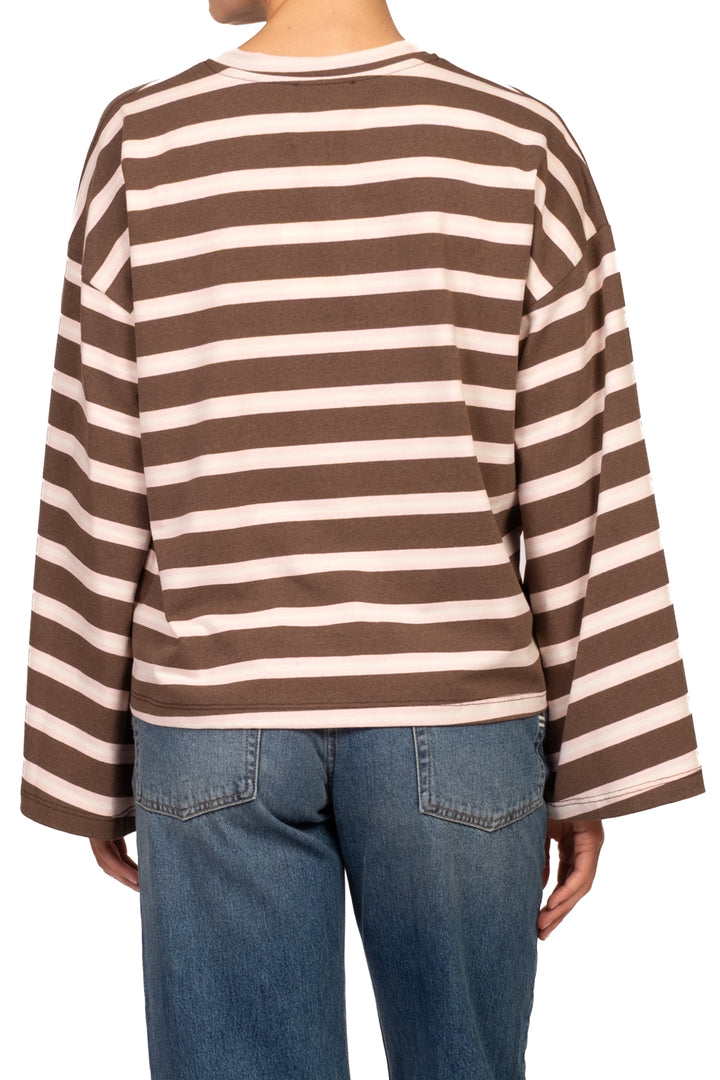 Vicolo - T-Shirt rigata manica campana Art. UAC0182