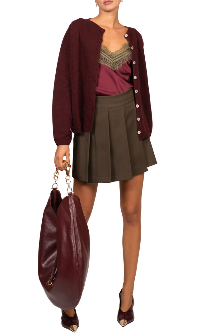 Tensione In - Top satin intarsi pizzo Art. FW260128