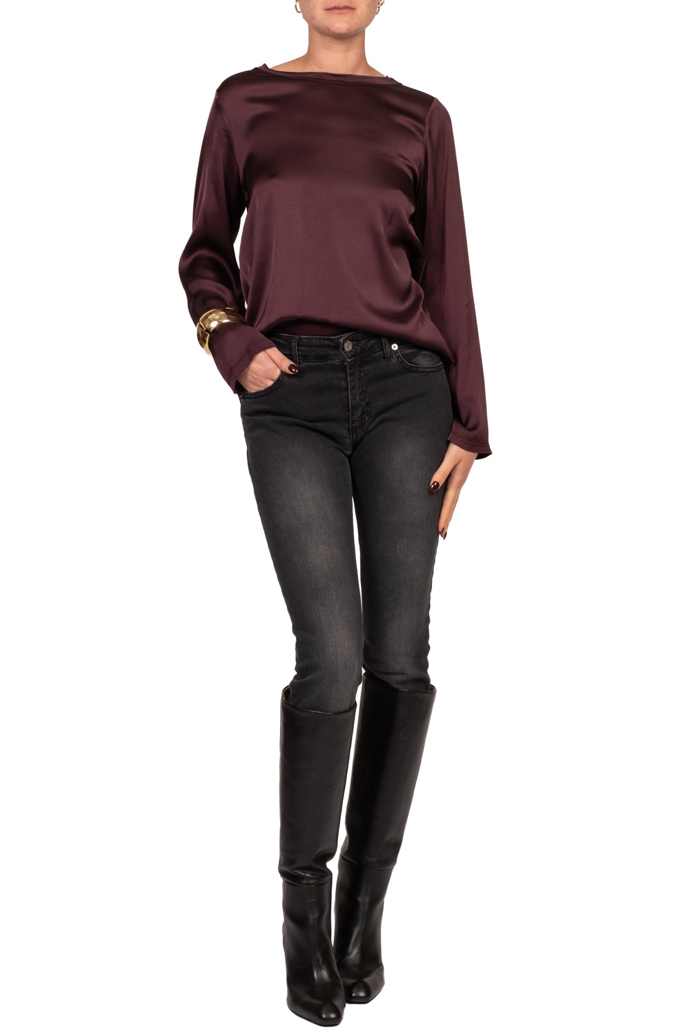 Tensione In - T-Shirt satin manica lunga Art. C049B97Q-AI26