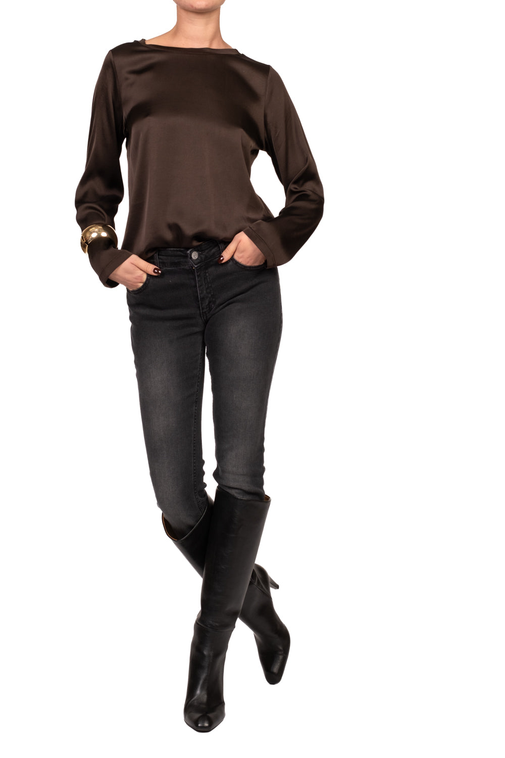 Tensione In - T-Shirt satin manica lunga Art. C049B97Q-AI26