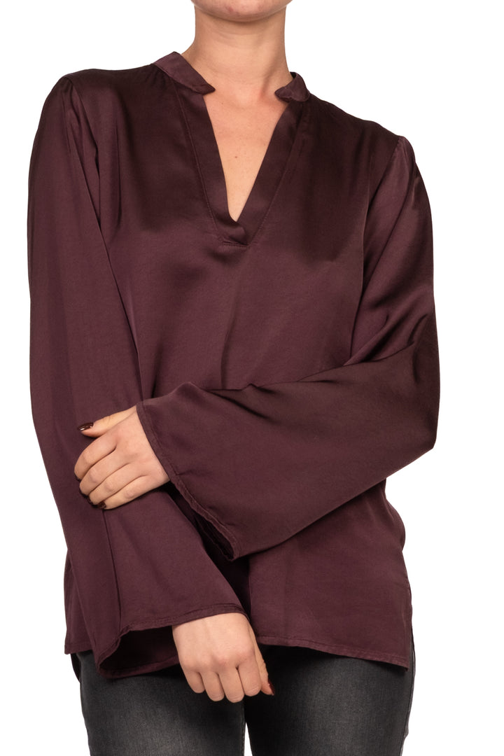 Tensione In - Blusa satin scollo V Art. F2207B22R-AI26