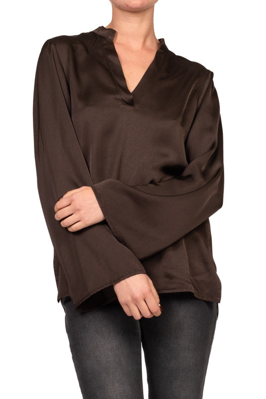 Tensione In - Blusa satin scollo V Art. F2207B22R-AI26