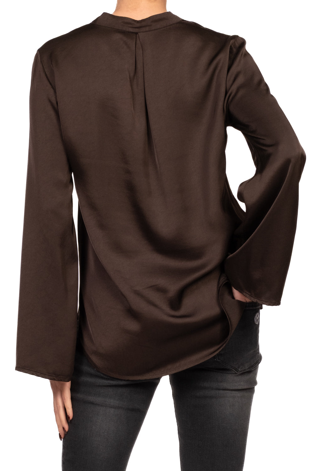Tensione In - Blusa satin scollo V Art. F2207B22R-AI26