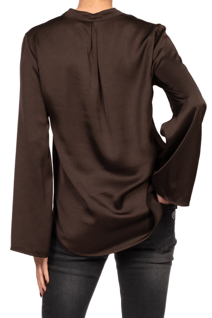 Tensione In - Blusa satin scollo V Art. F2207B22R-AI26