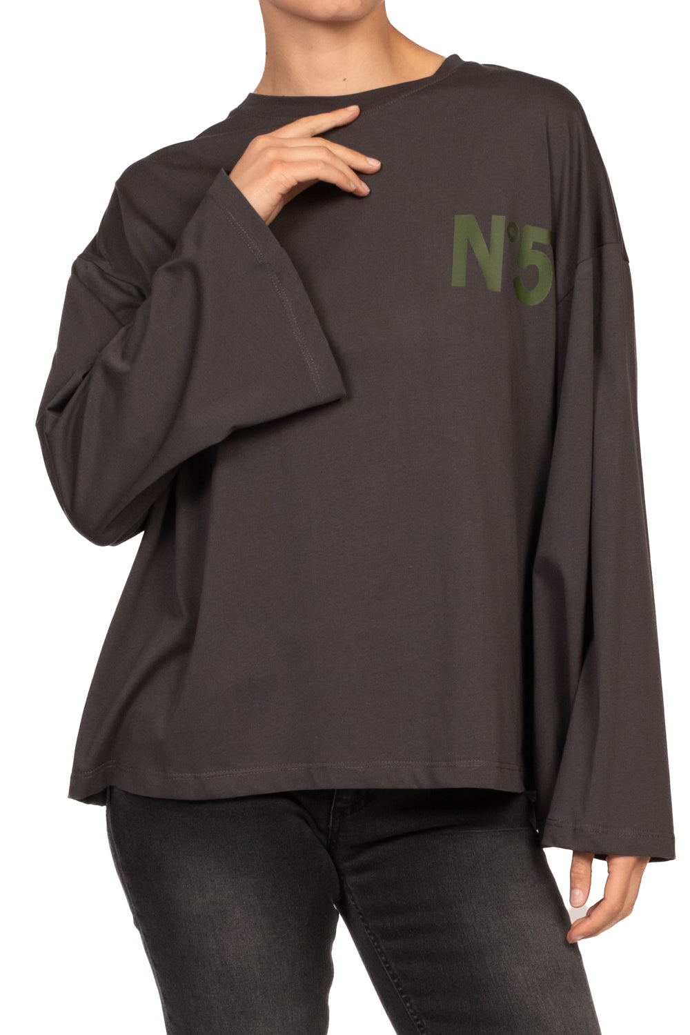 Tensione In - T-shirt girocollo N5 manica campana Art. 27M6518
