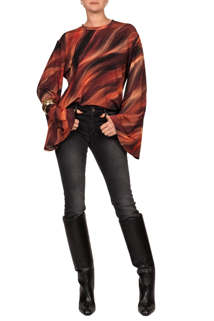 Tensione In - T-Shirt fantasia sfumata Art. 40732