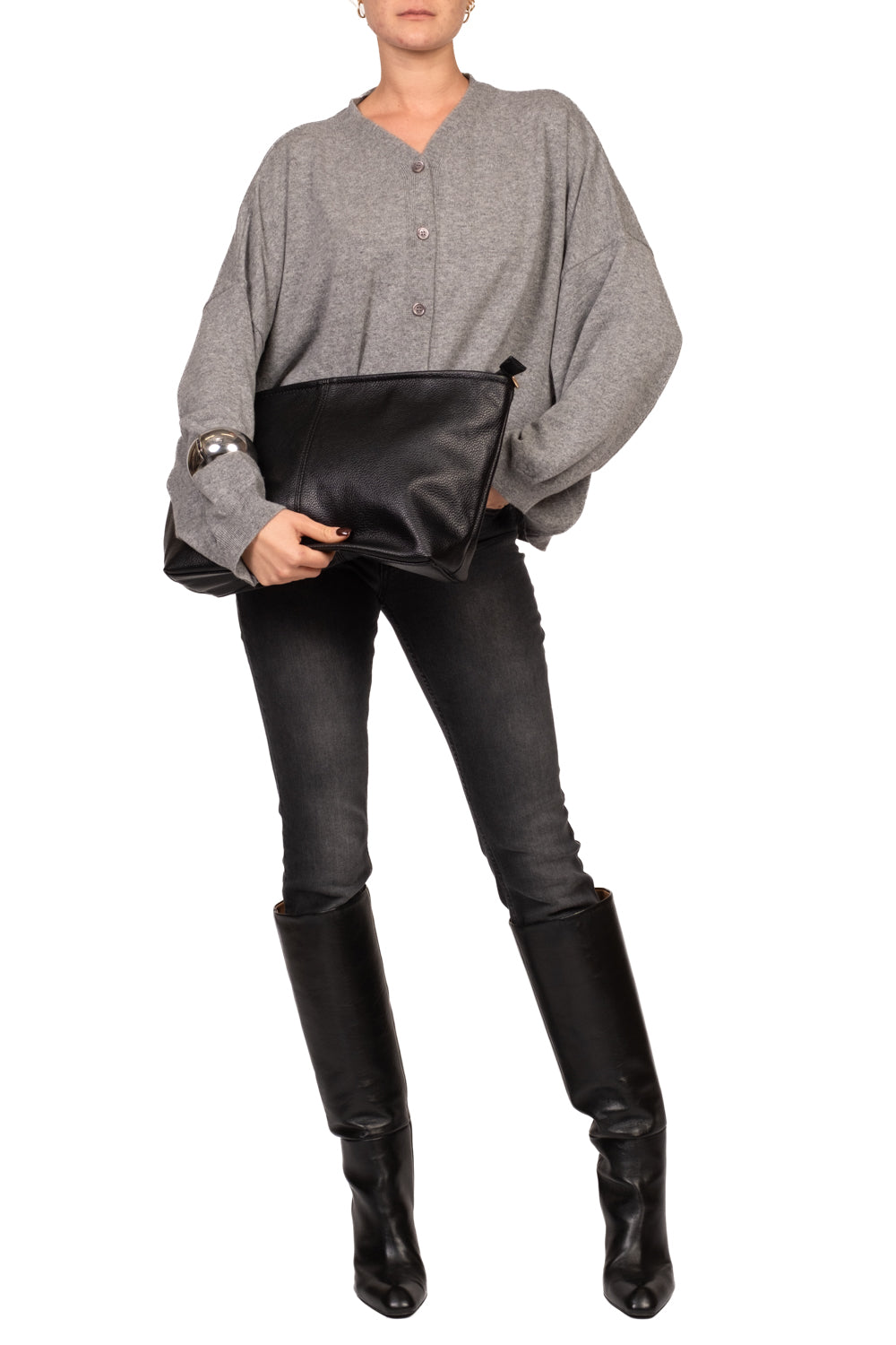 Vicolo - Cardigan scatoletta misto lana Art. 2AC2167