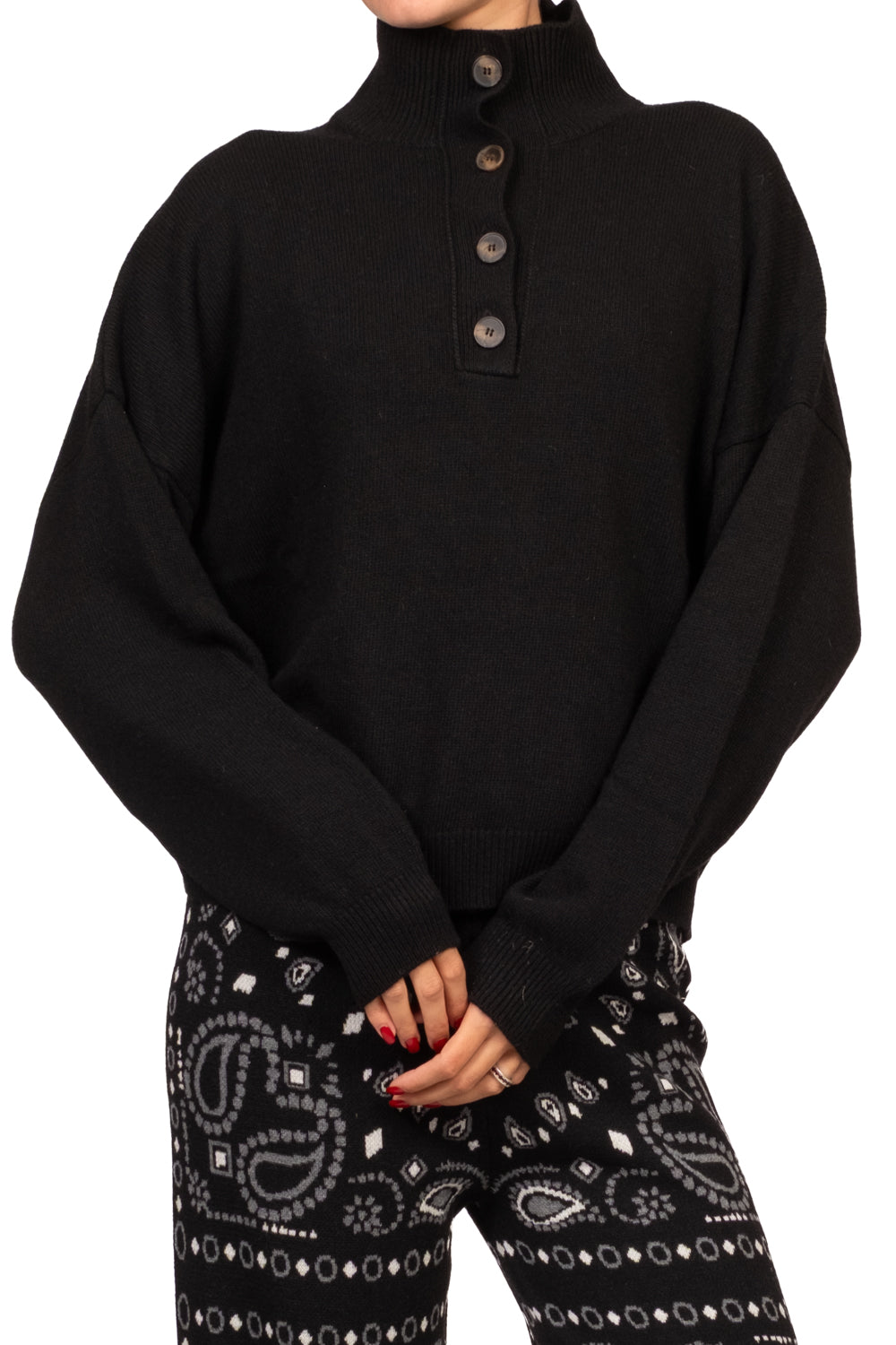 Vicolo - Maglia mezzo collo con bottoni Art. 7AC7005