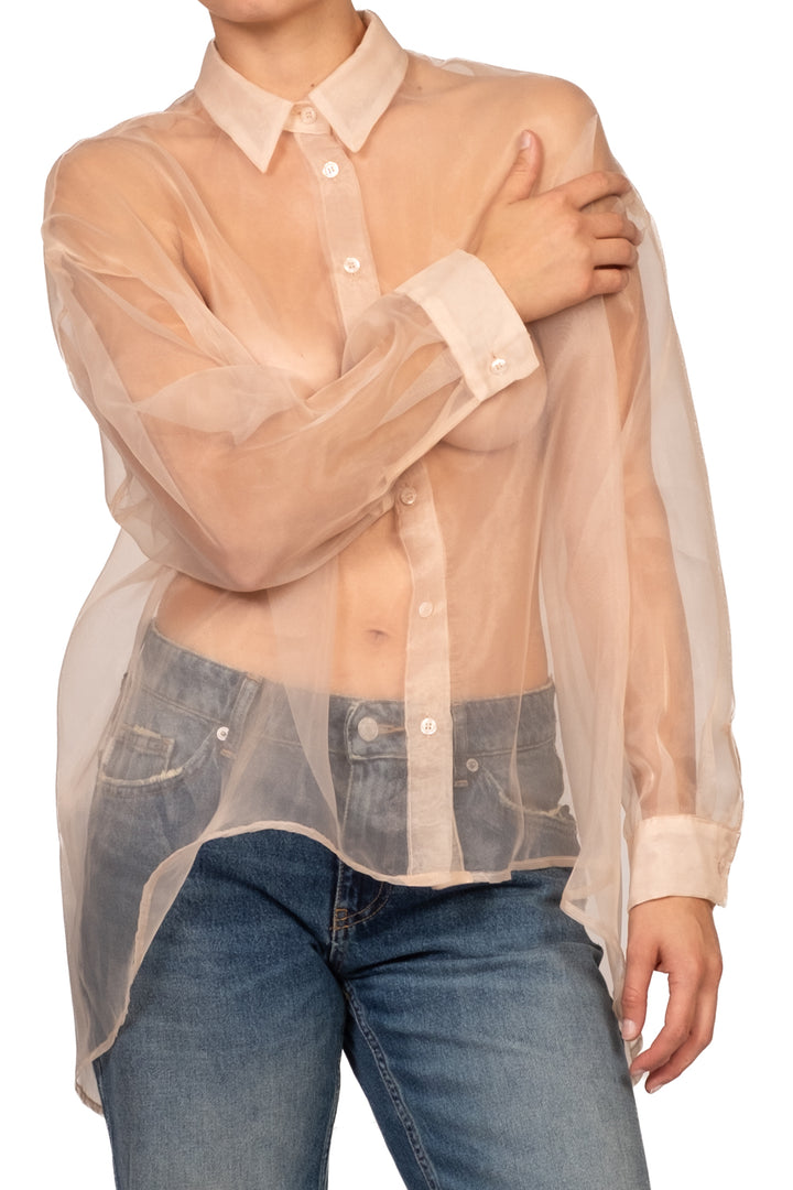 Dixie - Camicia over in organza Art. CFSRDLP