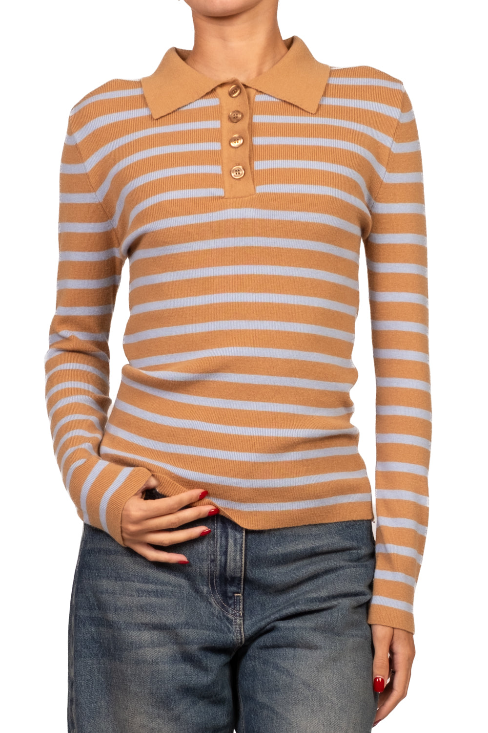 Tensione In - Maglia polo rigata Art. 26A955