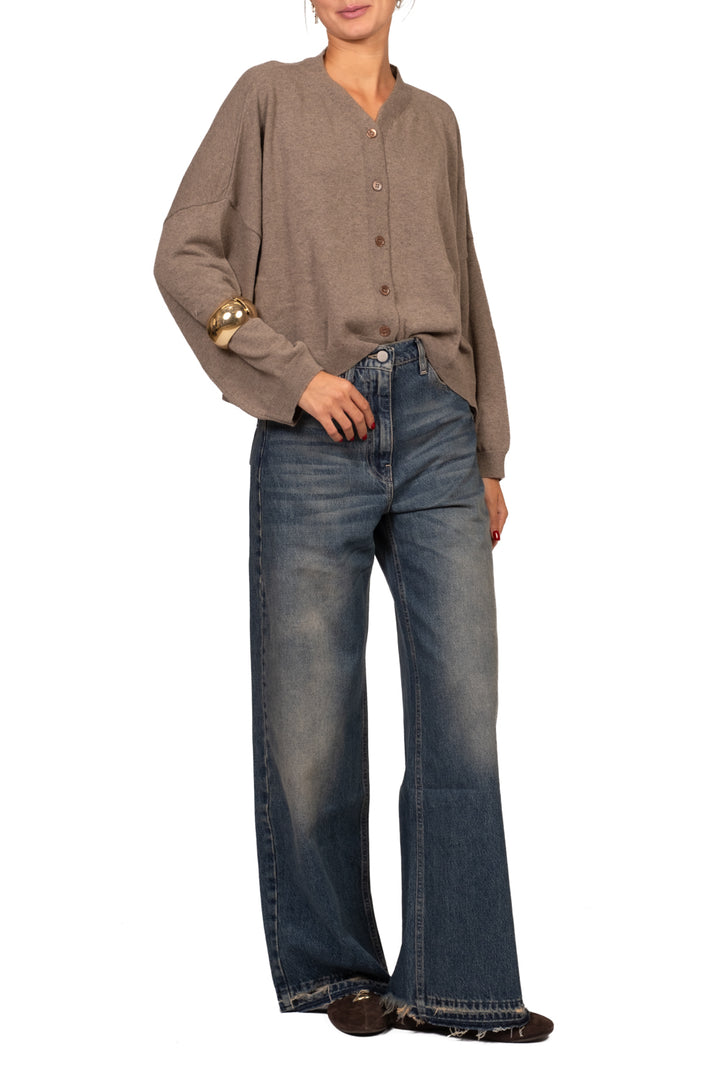 Vicolo - Cardigan scatoletta misto lana Art. 2AC2167