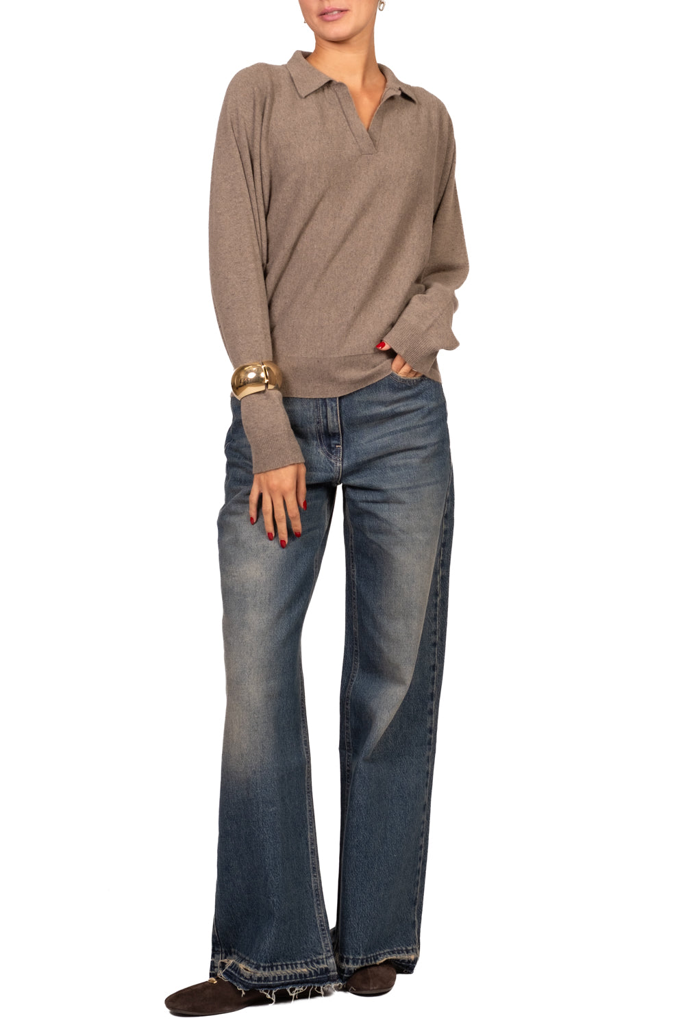 Vicolo - Maglia polo misto lana Art. 2AC2168