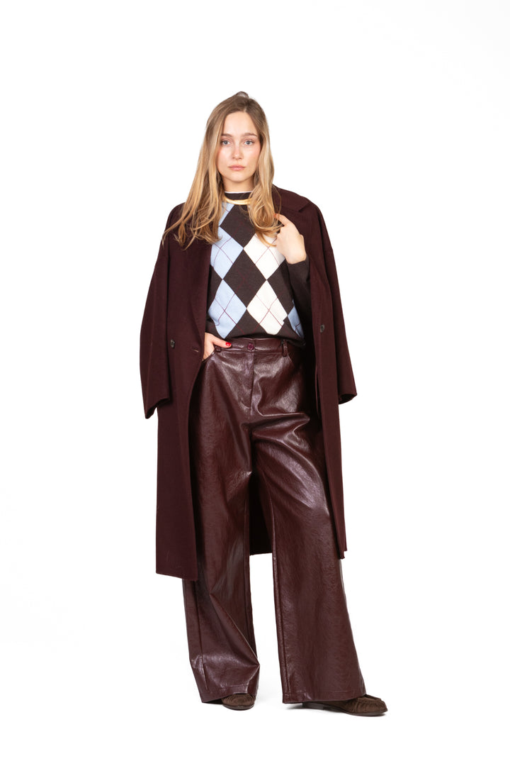 Tensione In - Maglia girocollo con rombi Art. W5HMJ77A359