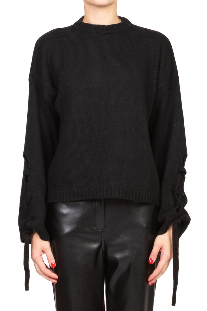 Vicolo - Maglia girocollo manica con lacci Art. 77202F