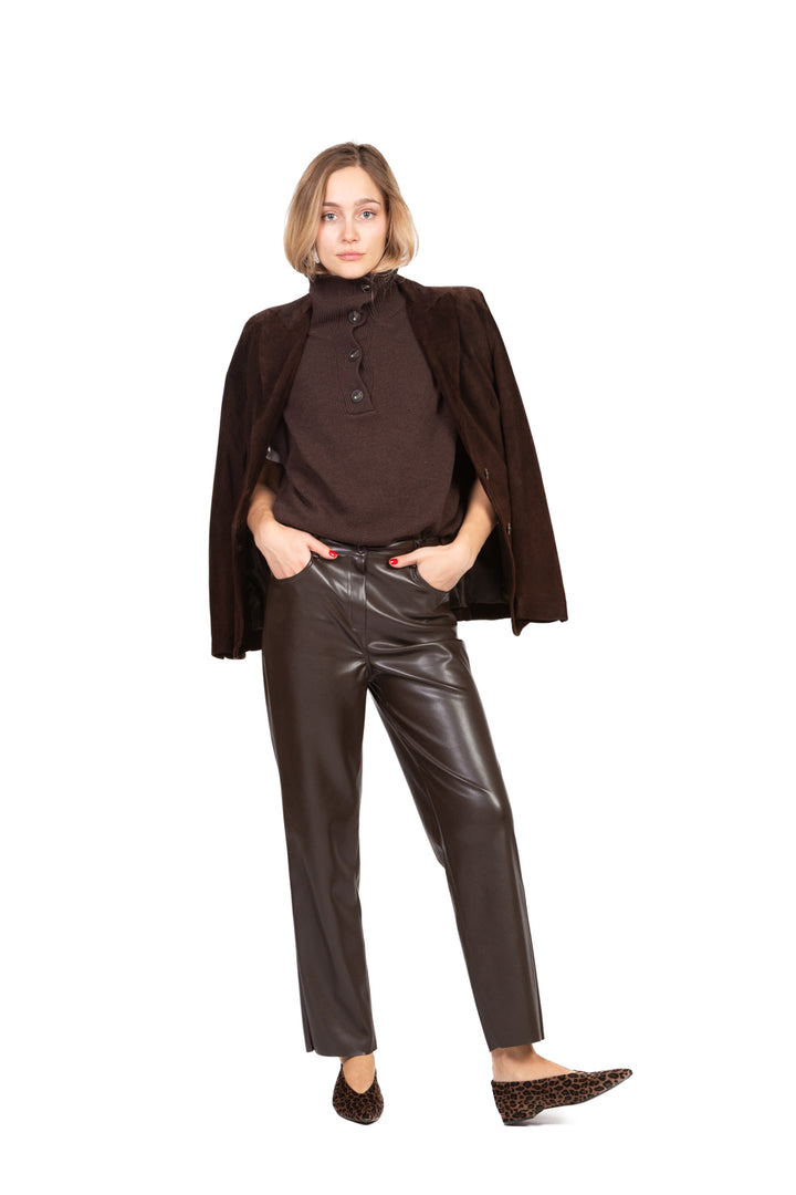 Tensione In - Gilet collo alto con bottoni Art. D80966