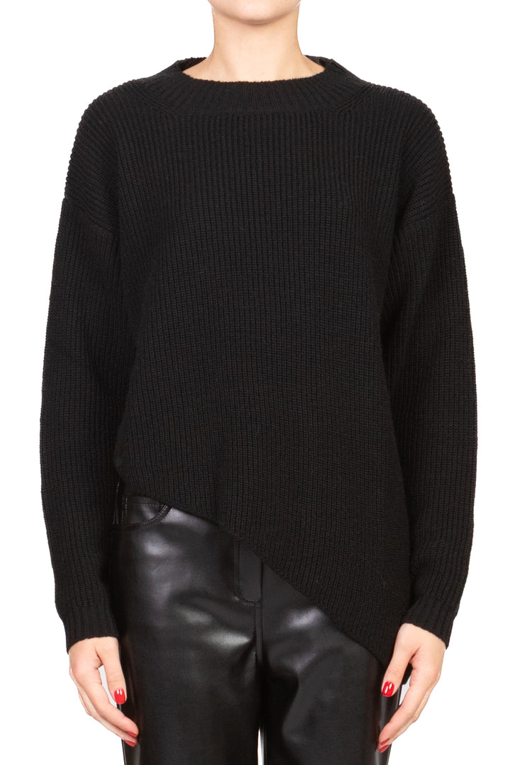 Kontatto - Maglia girocollo asimmetrica Art. 3M1086NI