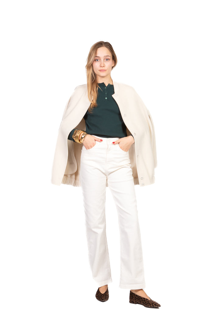 Vicolo - Maglia costine con bottoncini Art. 22125F