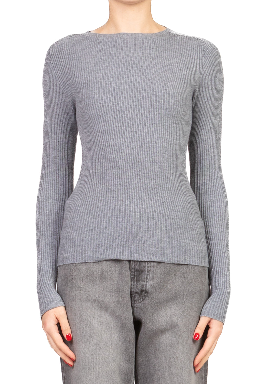 Tensione In - Maglia girocollo costine Art. IRC112AI25