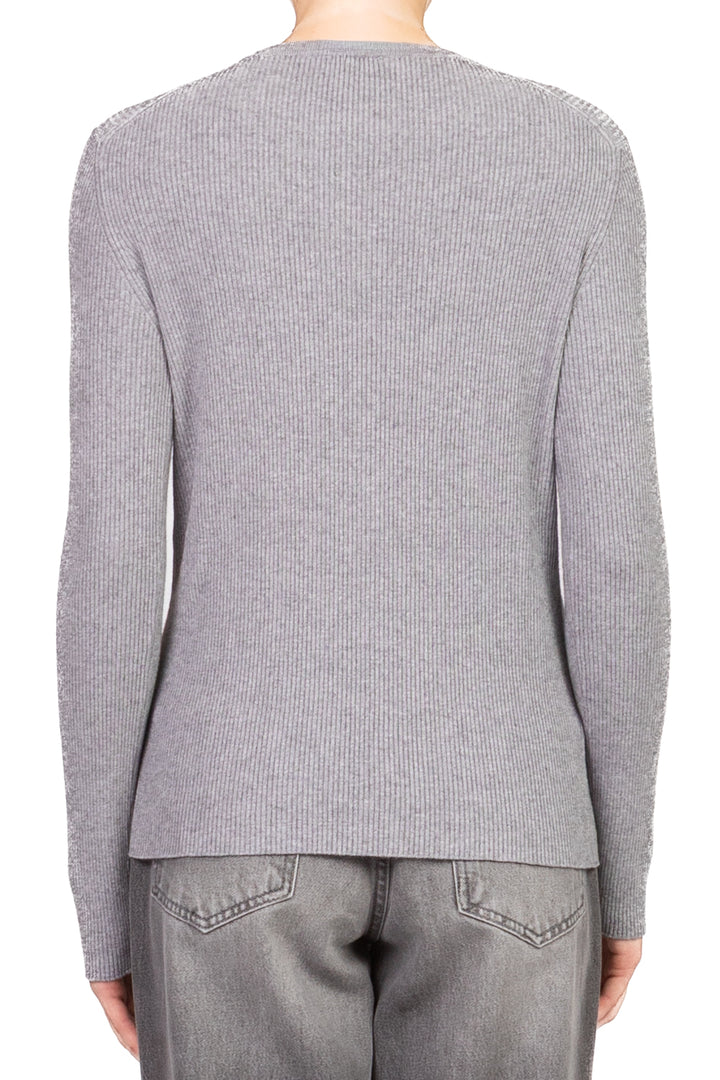 Vicolo - Maglia costine con bottoncini Art. 22026F