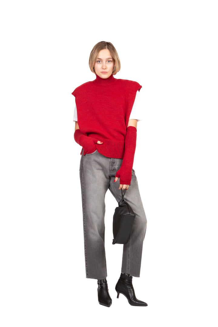 Tensione In - Gilet con manicotti e bottoni Art. 252PA9371