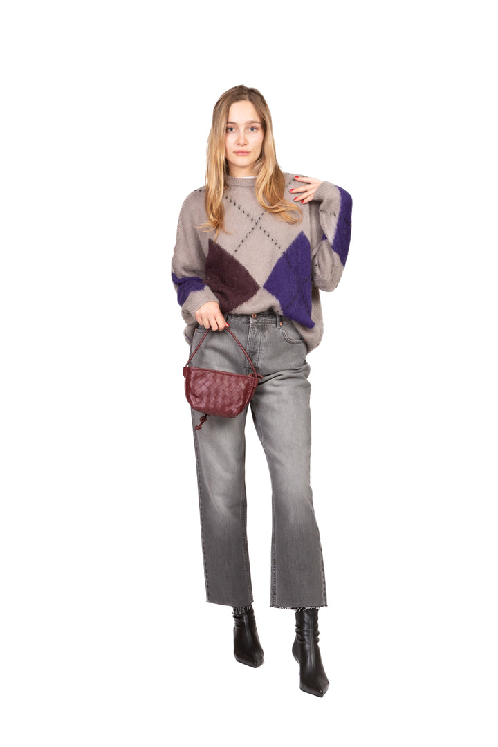 Vicolo - Maglia mohair a rombi Art. 55196F