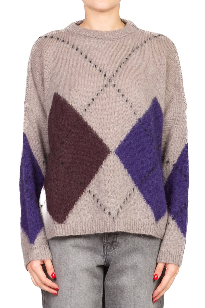 Vicolo - Maglia mohair a rombi Art. 55196F