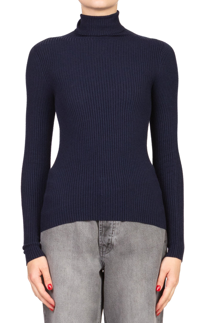 Tensione In - Maglia costine collo alto Art. IRC1273AI25