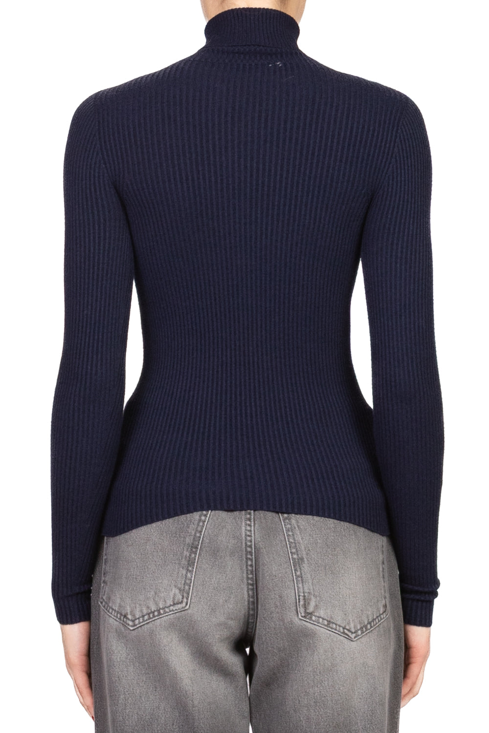 Tensione In - Maglia costine collo alto Art. IRC1273AI25