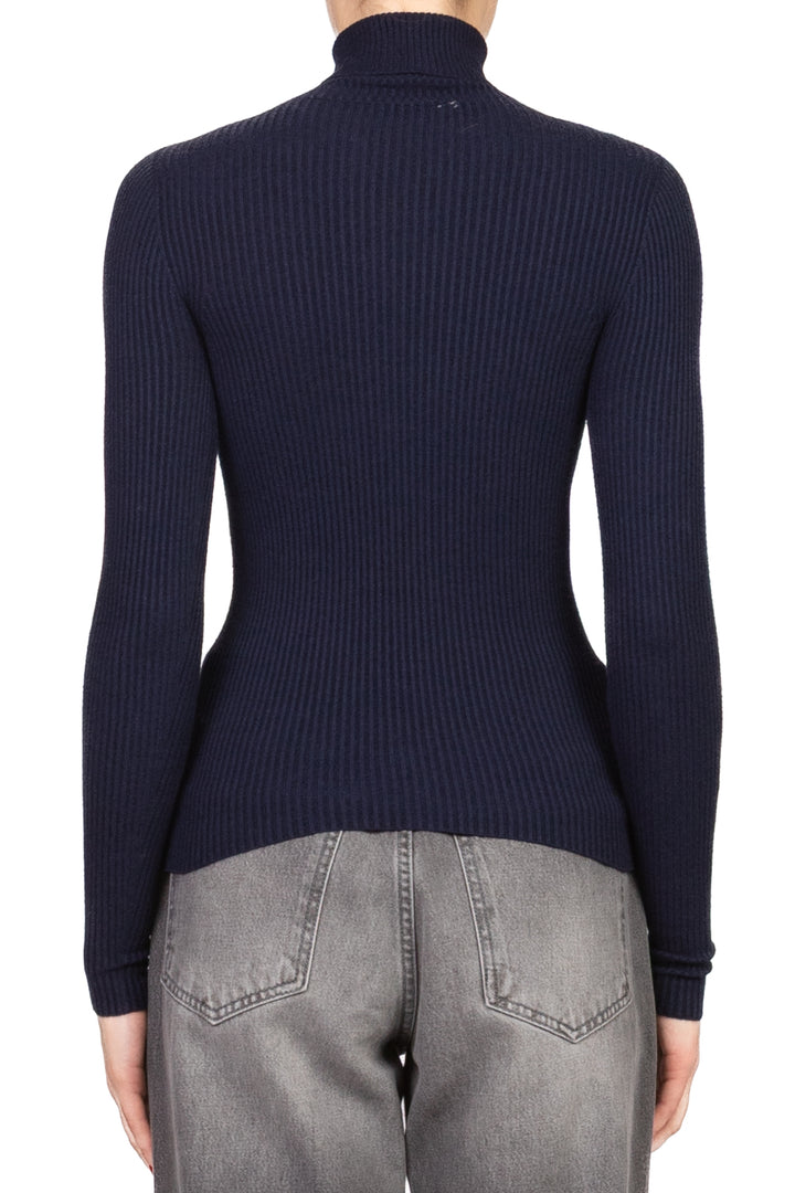 Tensione In - Maglia costine collo alto Art. IRC1273AI25