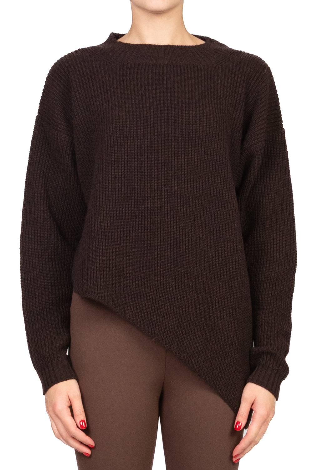 Kontatto - Maglia girocollo asimmetrica Art. 3M1086NI