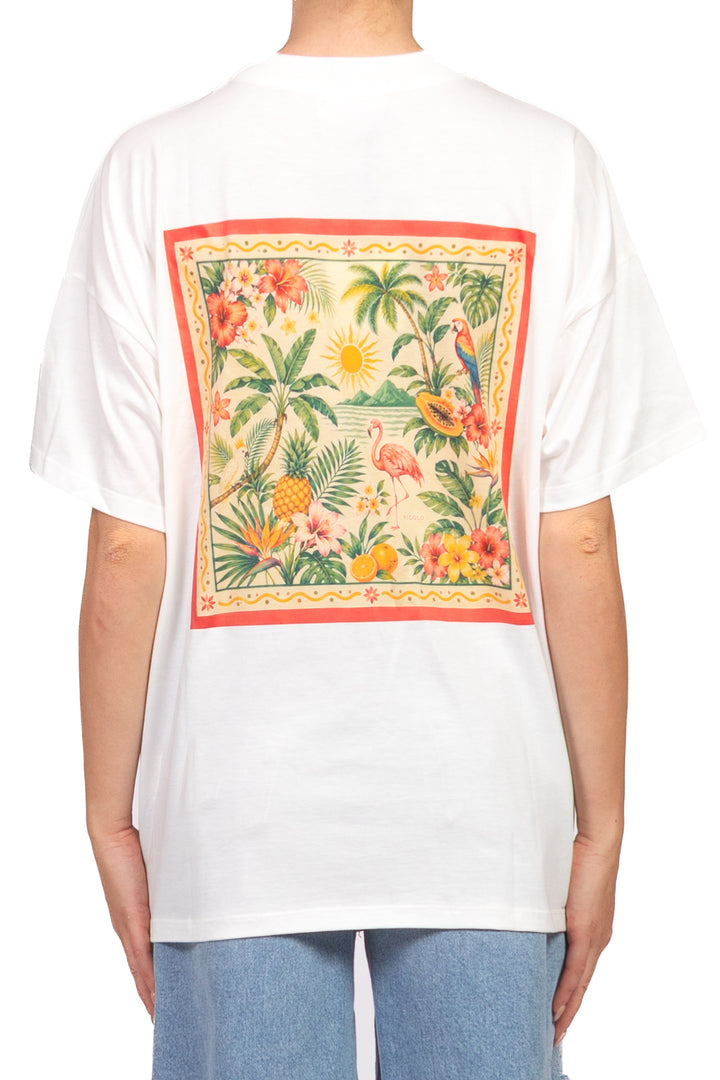 Vicolo - T-Shirt stampa tropicale Art. RAB1083
