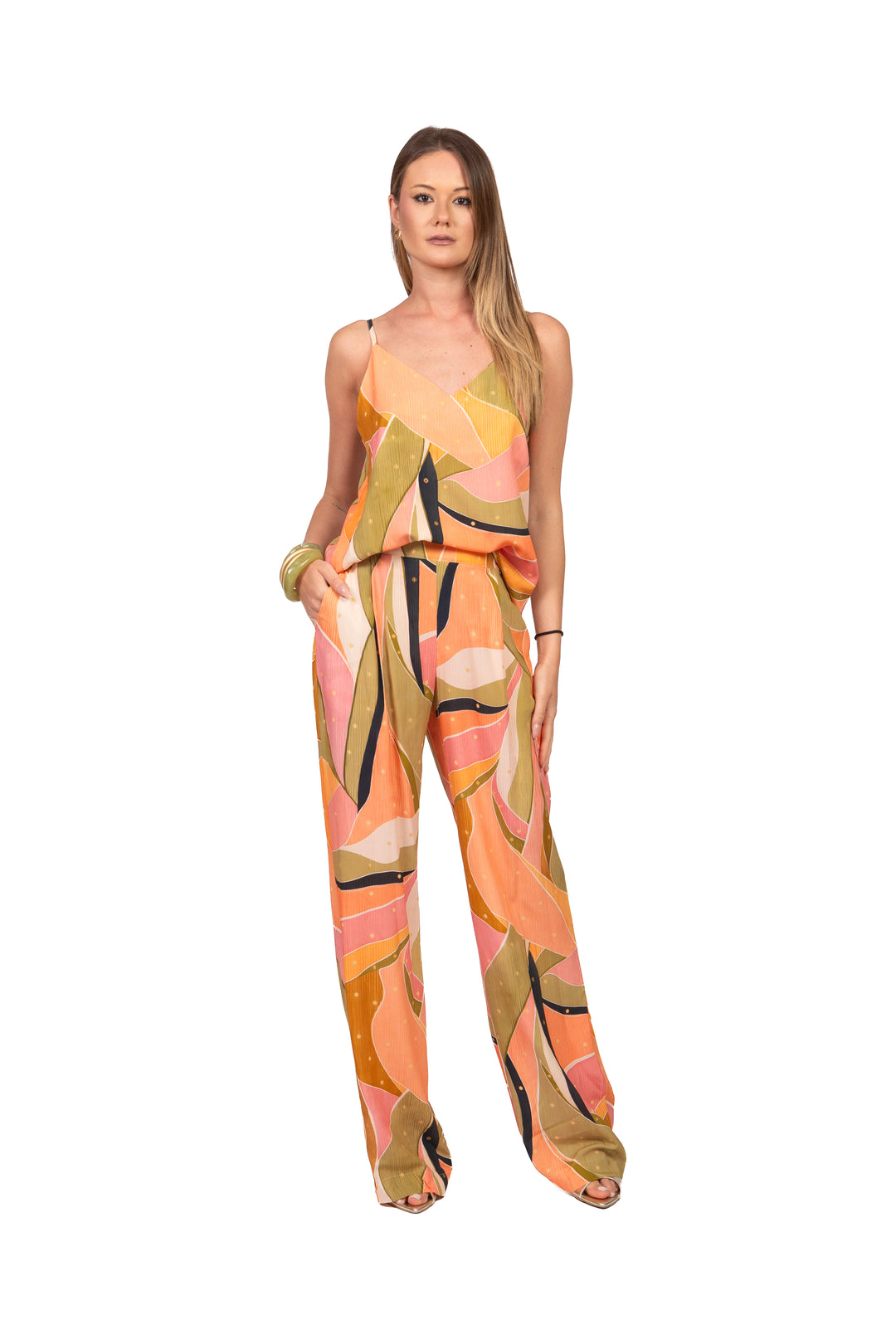 Dixie - Top bretella fantasia Art. RAST1ZO