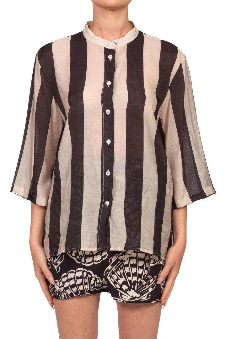 Dixie - Camicia mussola rigata Art. CFRN1ZS