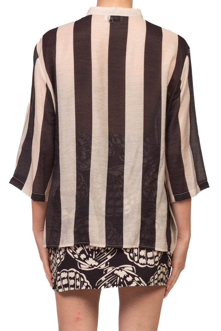 Dixie - Camicia mussola rigata Art. CFRN1ZS