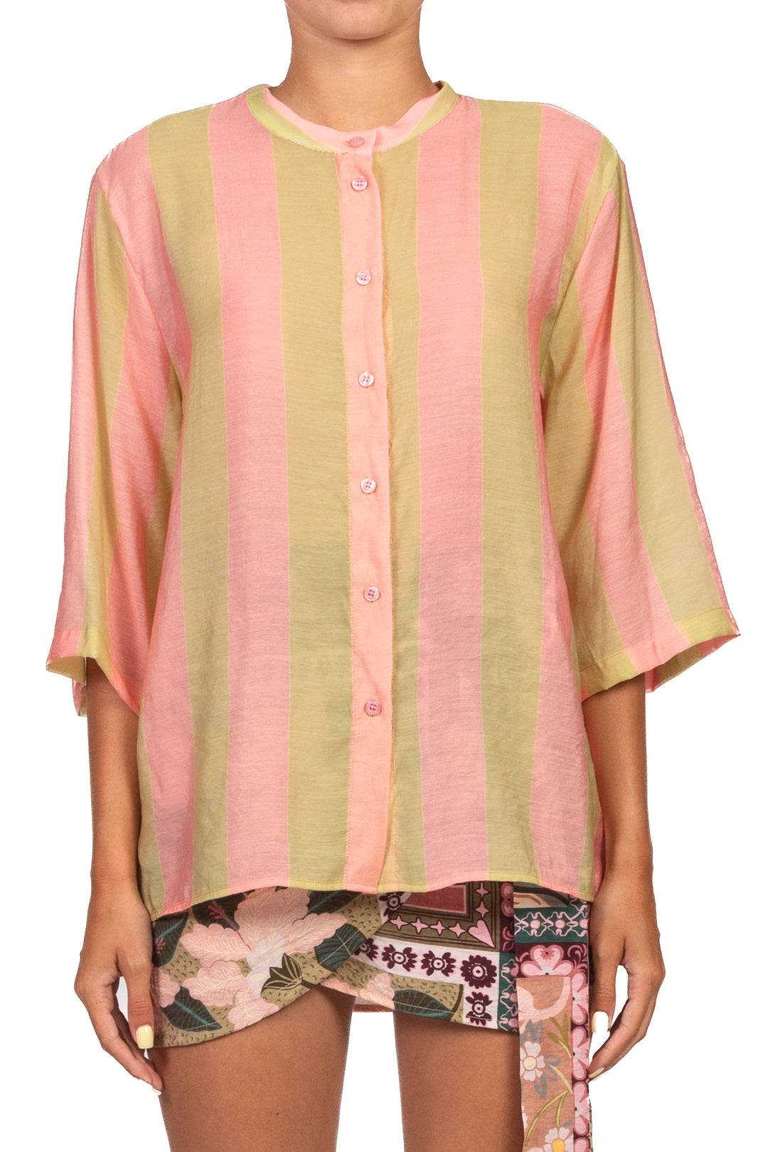 Dixie - Camicia mussola rigata Art. CFRN1ZS