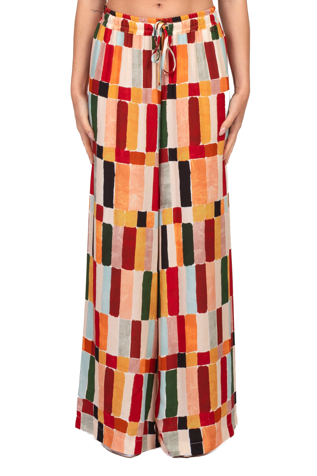 Dixie - Pantalone palazzo fantasia Art. PDVZ1ZU