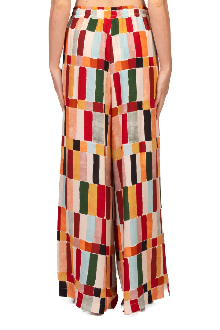 Dixie - Pantalone palazzo fantasia Art. PDVZ1ZU