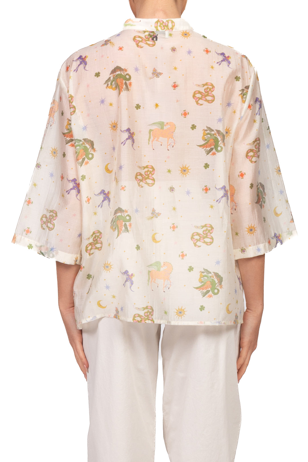 Dixie - Camicia in mussola fantasia Art. CFRN1DO