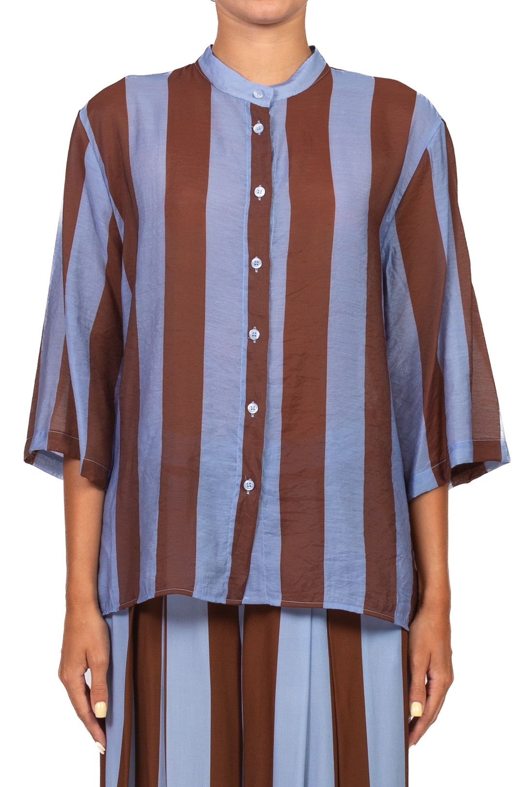Dixie - Camicia mussola rigata Art. CFRN1ZS