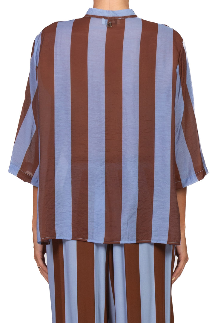 Dixie - Camicia mussola rigata Art. CFRN1ZS