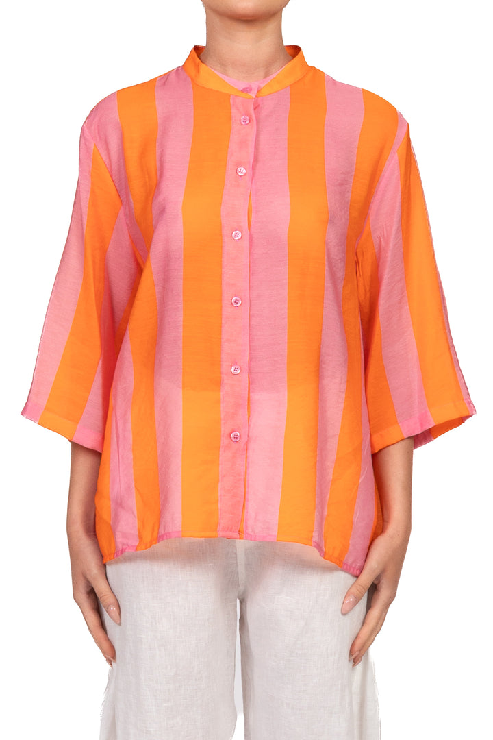 Dixie - Camicia mussola rigata Art. CFRN1ZS